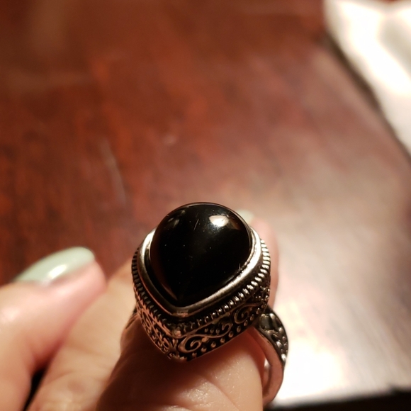 Pietersite ring 7 sterling silver - Picture 5 of 9